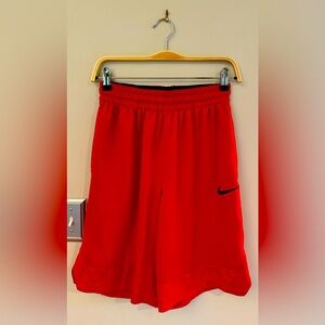 Men's Small Nike Dri - Fit Basketball Shorts in Red